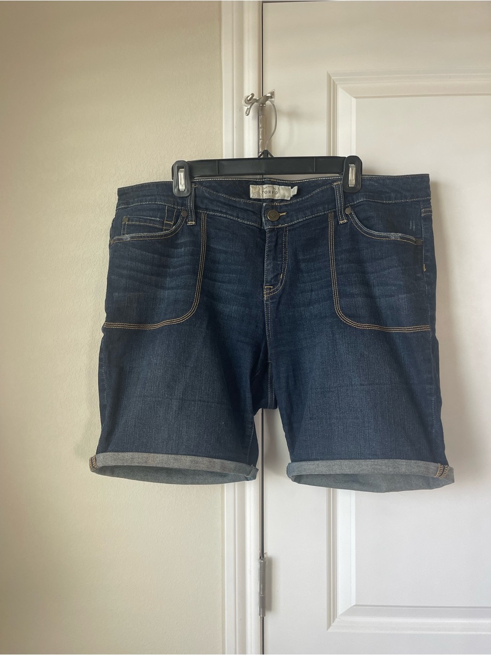 torrid Dark Blue Denim Jeans shorts
